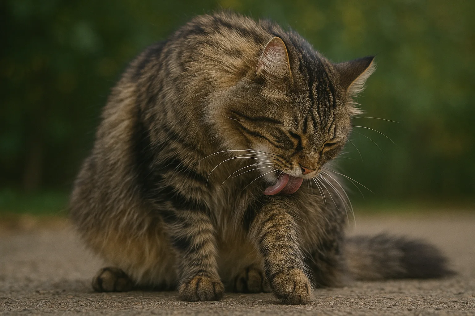 Kule włosowe u kotów - profilaktyka i leczenie
