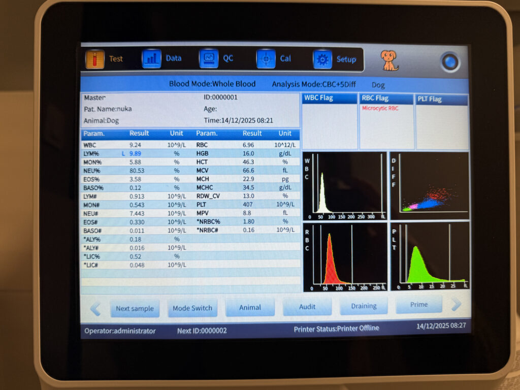 Badania krwi we własnym laboratorium zooVET.